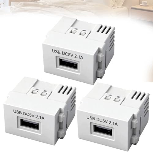 USB POWER ADAPTER 5V 2 1A TRANSFORMER 220V SET OF 3 METAL Brand no brand