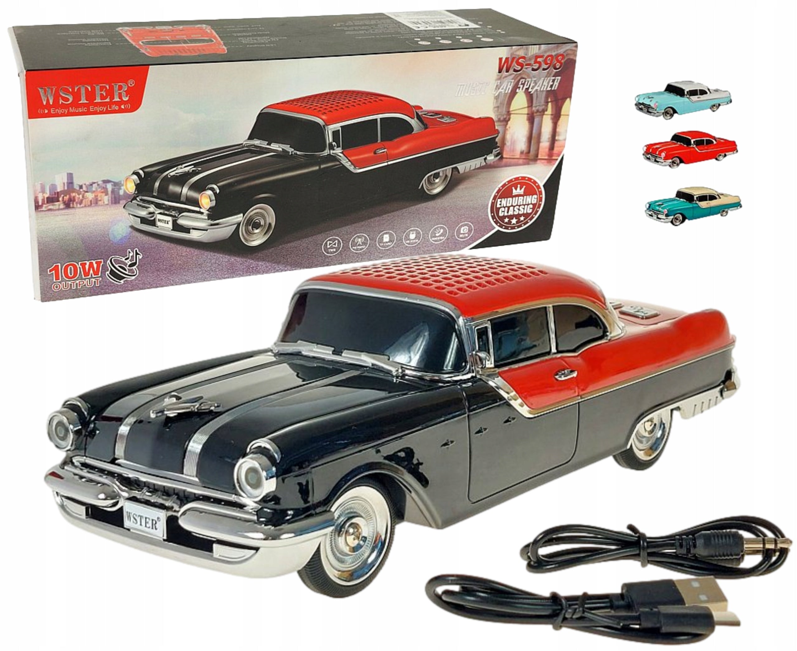 USB Portable Bluetooth Speaker ADAR 10 W Car Shaped Packaging status original
