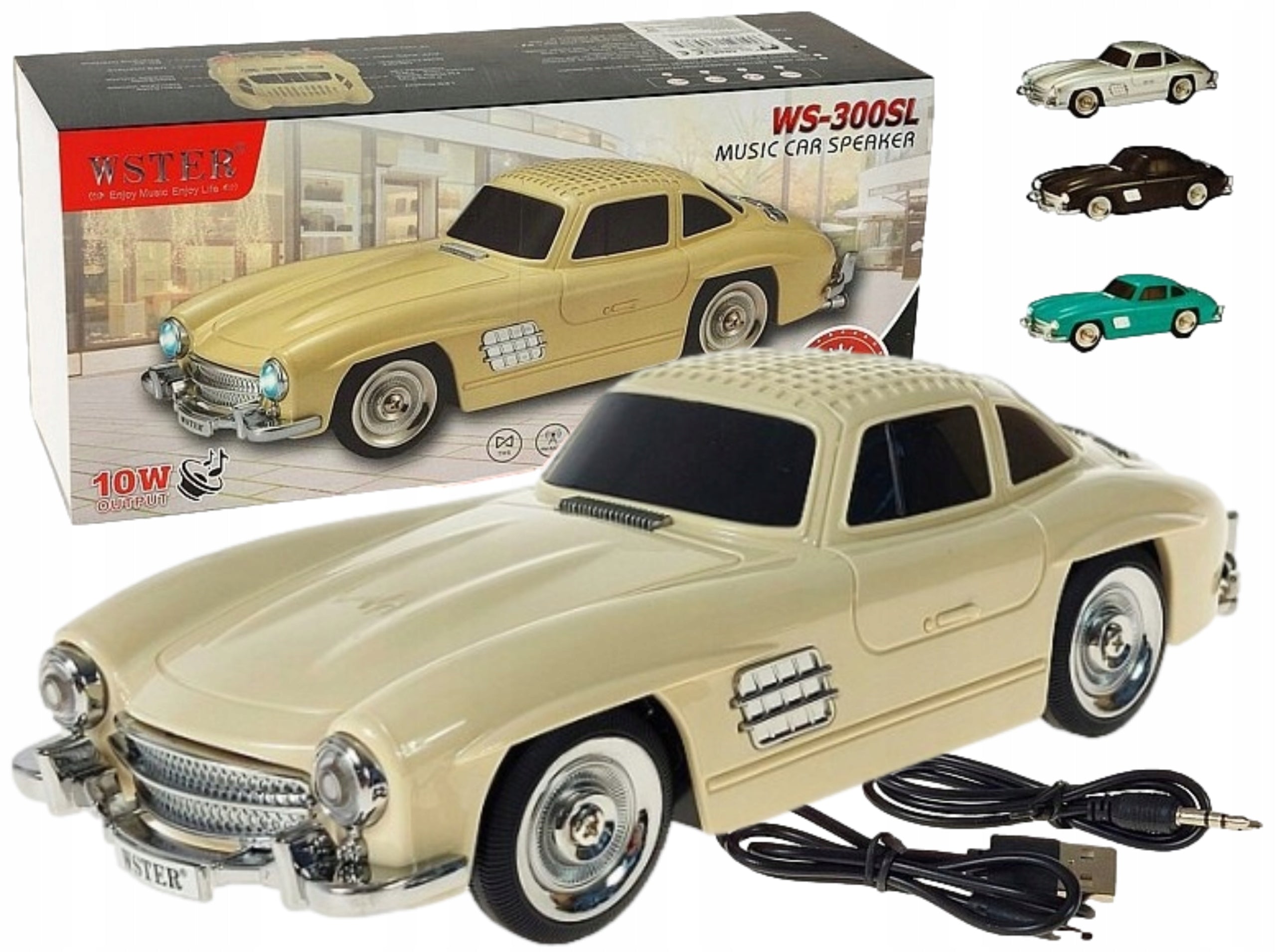 USB Portable Bluetooth Speaker ADAR 10 W Car Shaped