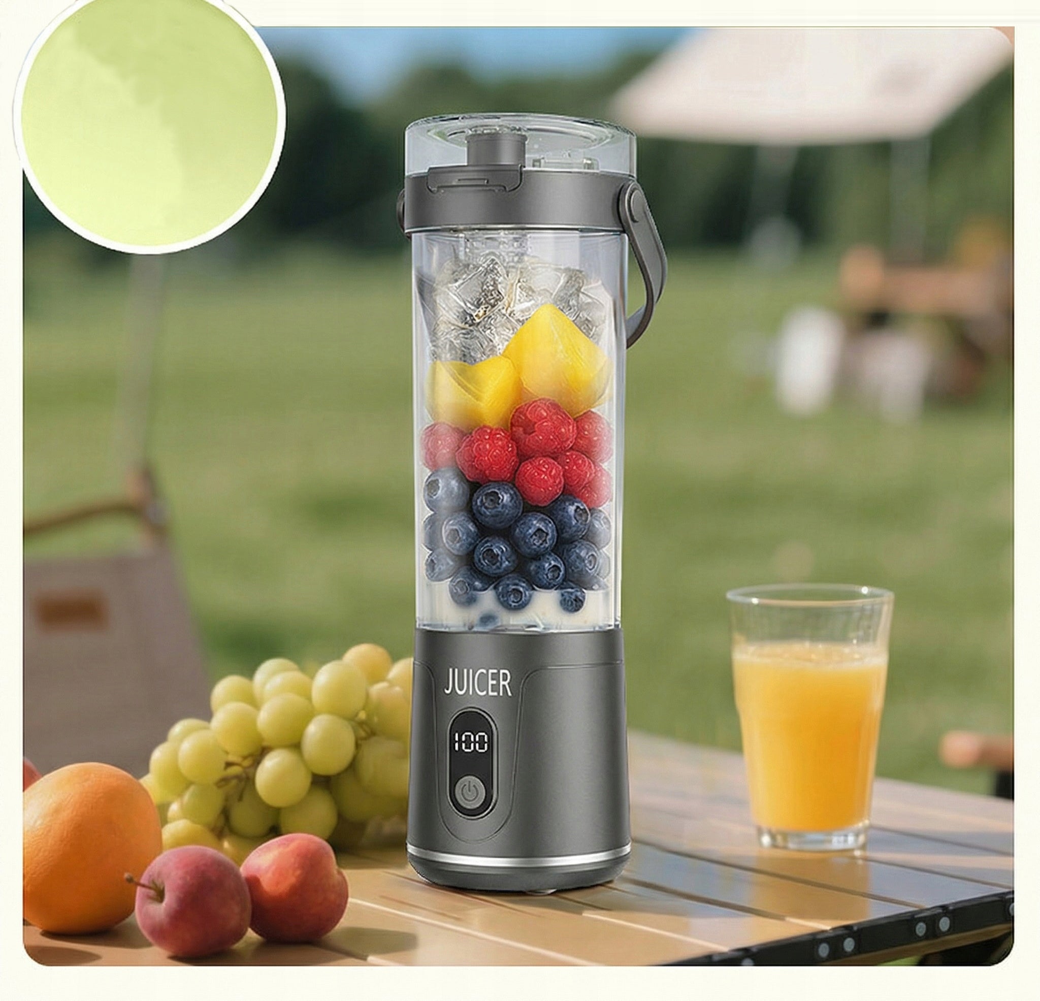 USB Portable Wireless Blender | Next Generation Premium Blender Grey Brand no brand