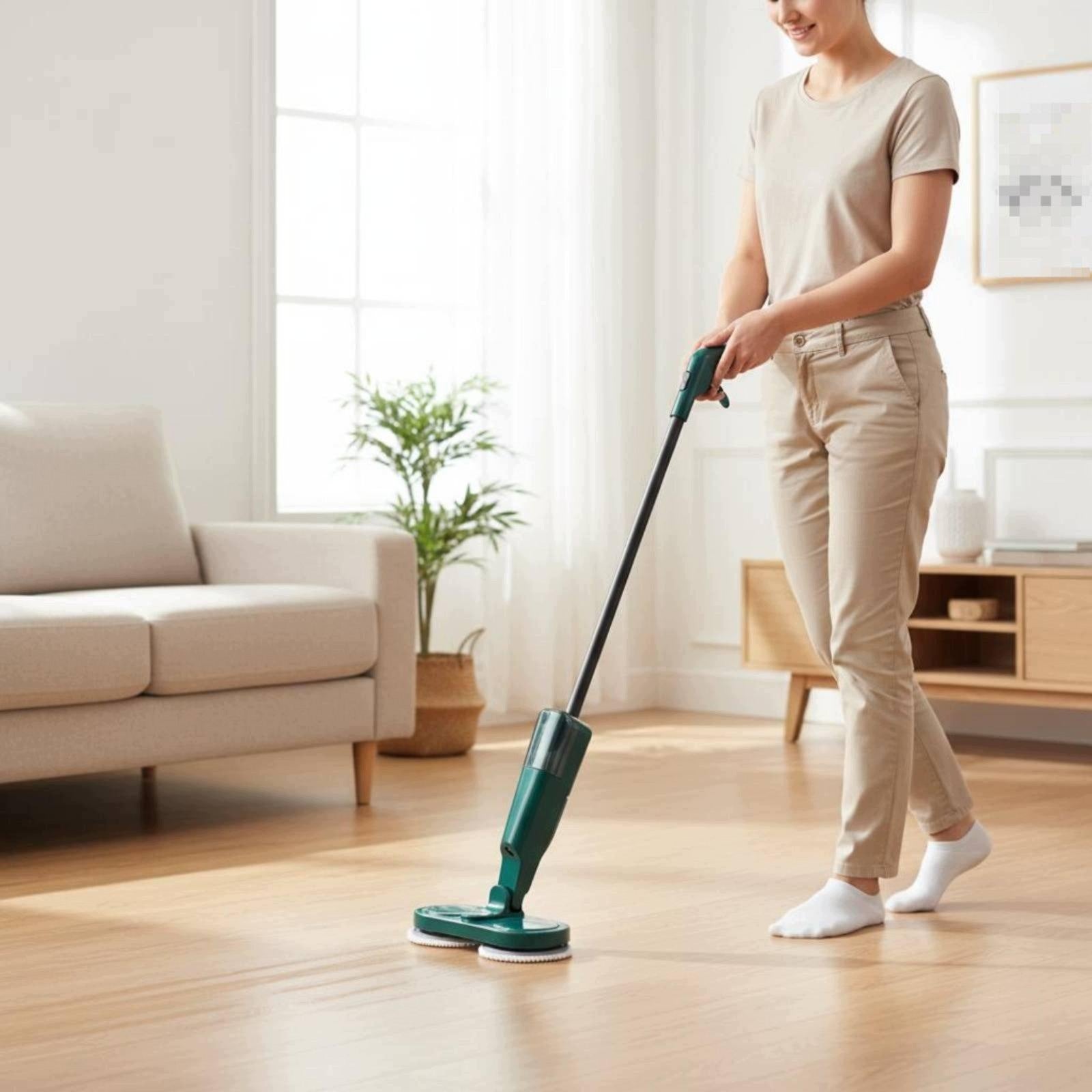 USB Powered Electric Mop Rotary Mop for Cleaning Water Wipe Feature White Brand no brand