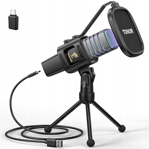 USB RGB MICROPHONE CARDIOID CAPACITIVE PC ZE for Home