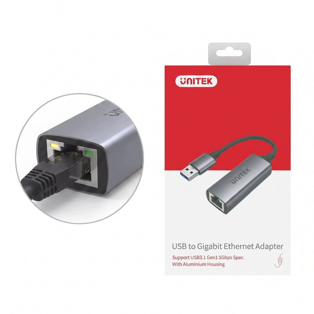 USB RJ45 Gigabit Ethernet Network Adapter LAN Adapter Fast