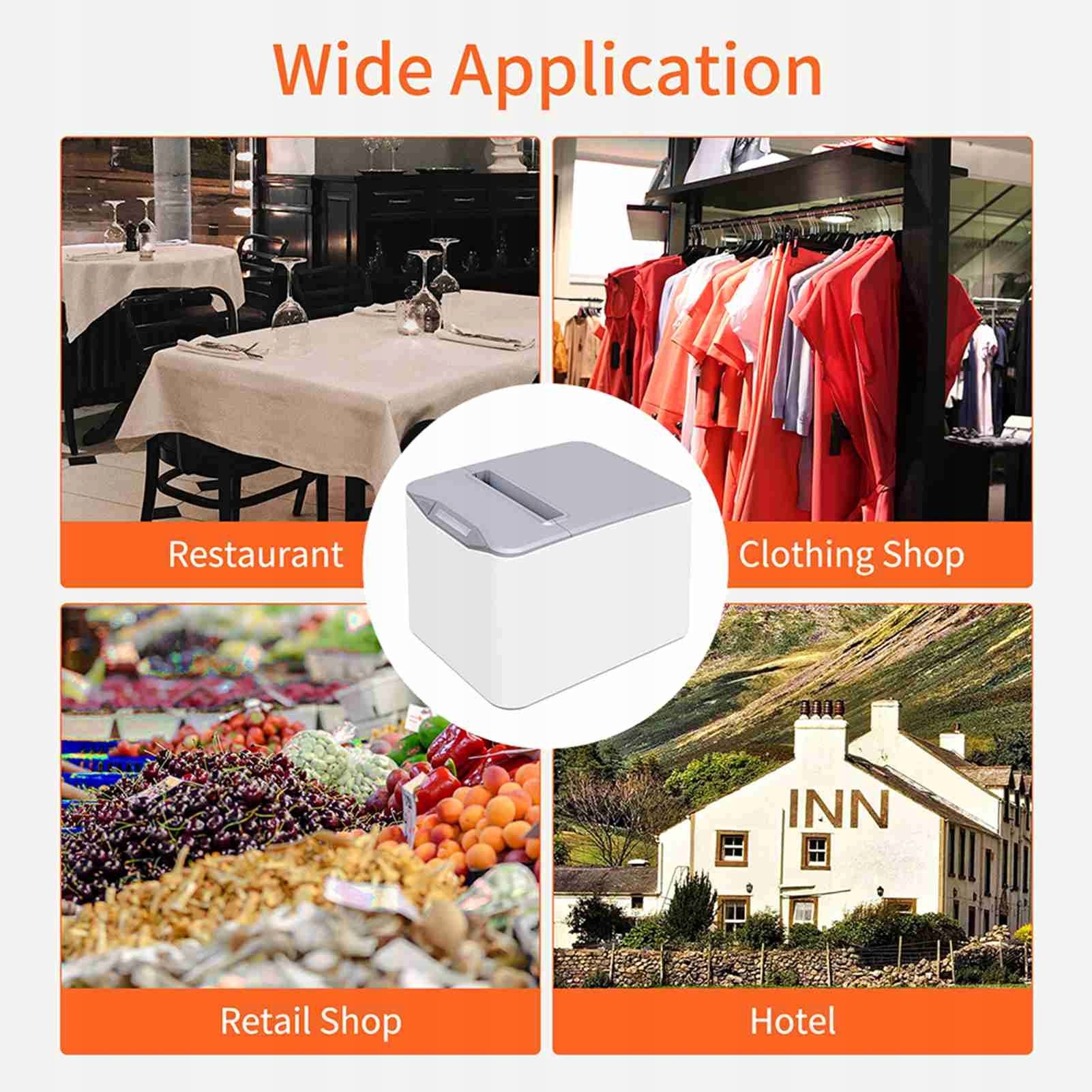 USB Receipt Printer Efficient Wall Hanging Wireless Printer Printing technology other