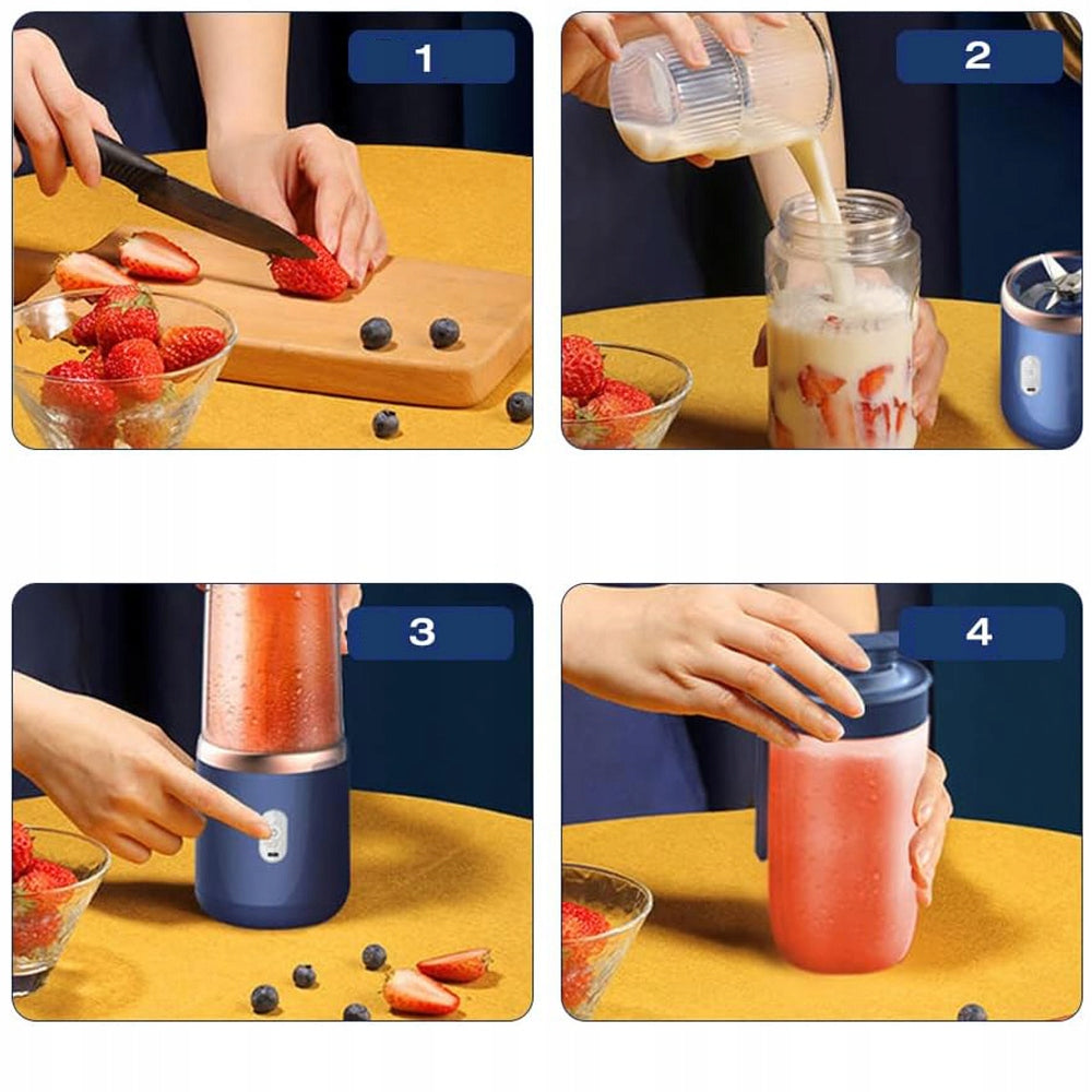 USB Rechargeable Electric Juicer Portable For Juices Manufacturer code mikser do smoothie do koktajli 1