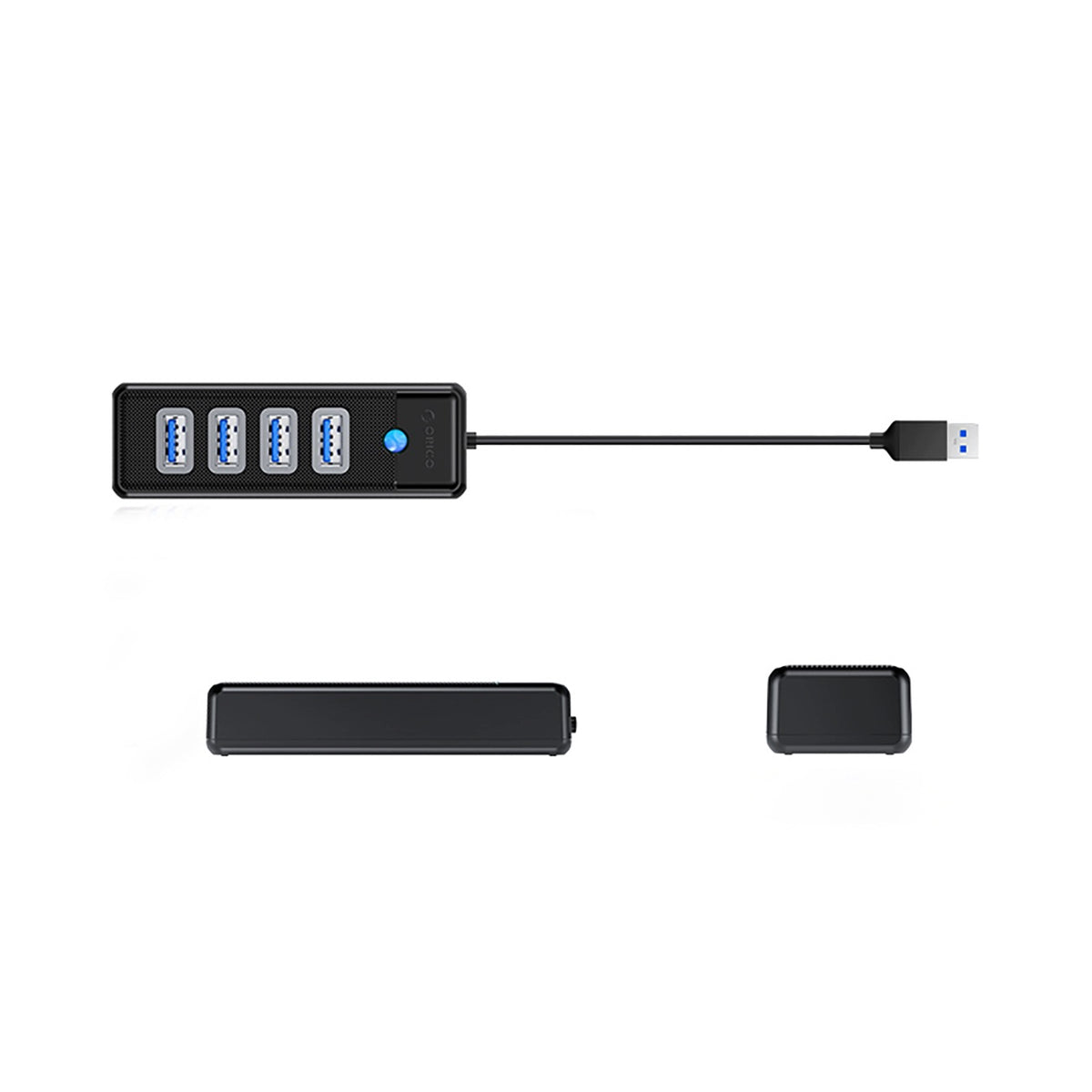 USB SPLITTER 3.0 4 PORTS HUB ORICO PW4U-U3 COMPACT FOR OFFICE AND HOME Product weight with unit packaging 0.78 kg