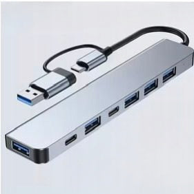 USB SPLITTER ADAPTER USB C HUB 7in1 FOR LAPTOP CASE COMPUTER Manufacturer code USB ROZDZIELACZ ADAPTER USB C