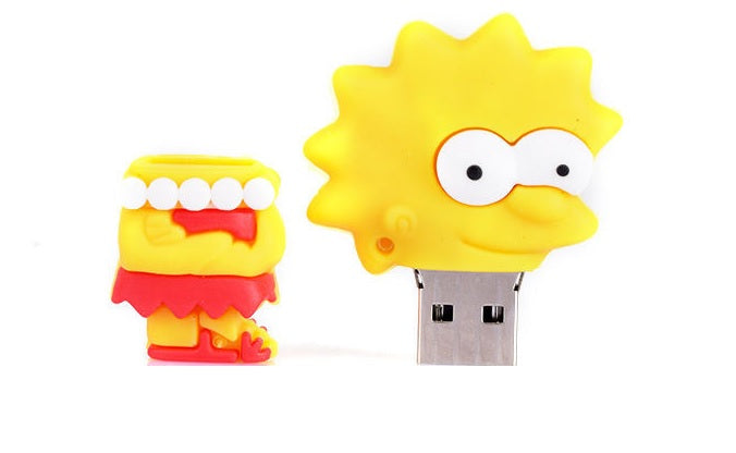 USB STICK 8 GB 3.0 USB THE SIMPSONS FOX ANIMATION Color multicolor