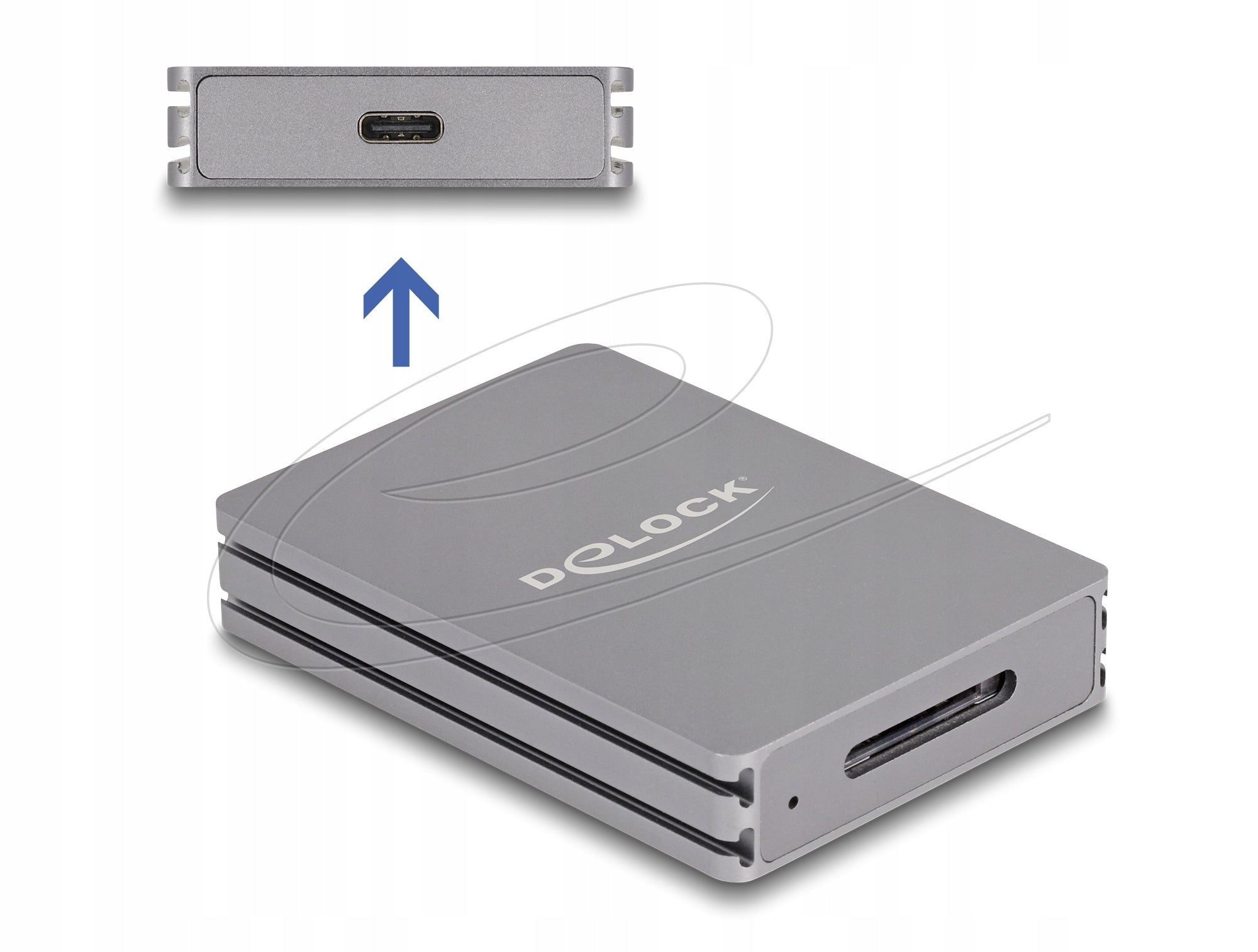 USB Type-C card reader for CFexpress memory cards type A Delock 91012 Packaging status original