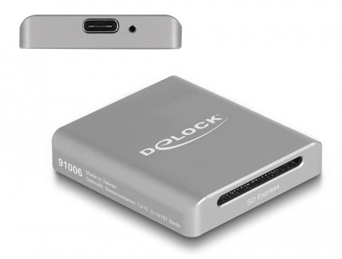 USB Type-C card reader for SD Express (SD 7.1) Delock 91006 Manufacturer code 91006