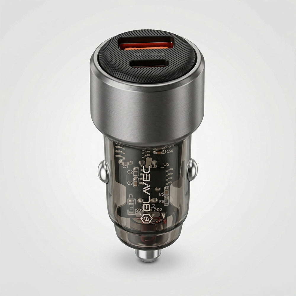 USB USB-C QC3.0 PD 83W Fast Car Charger for Cigarette Lighter Phone Manufacturer code Blavec Ładowarka Samochodowa BS-05B-C Nitro