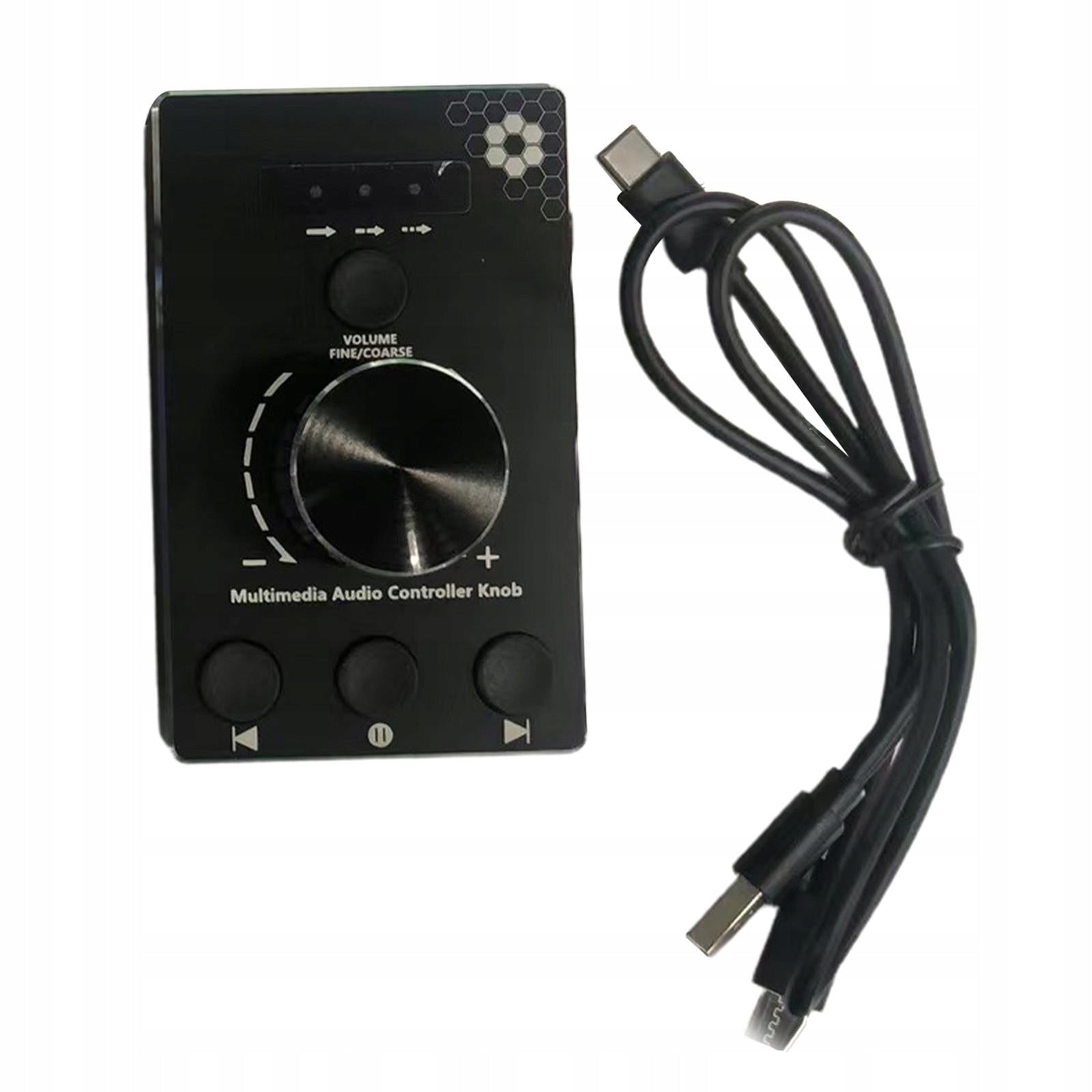 USB Volume Control, 3 Volume Control Modes, with 4.9 Feet of Power Current