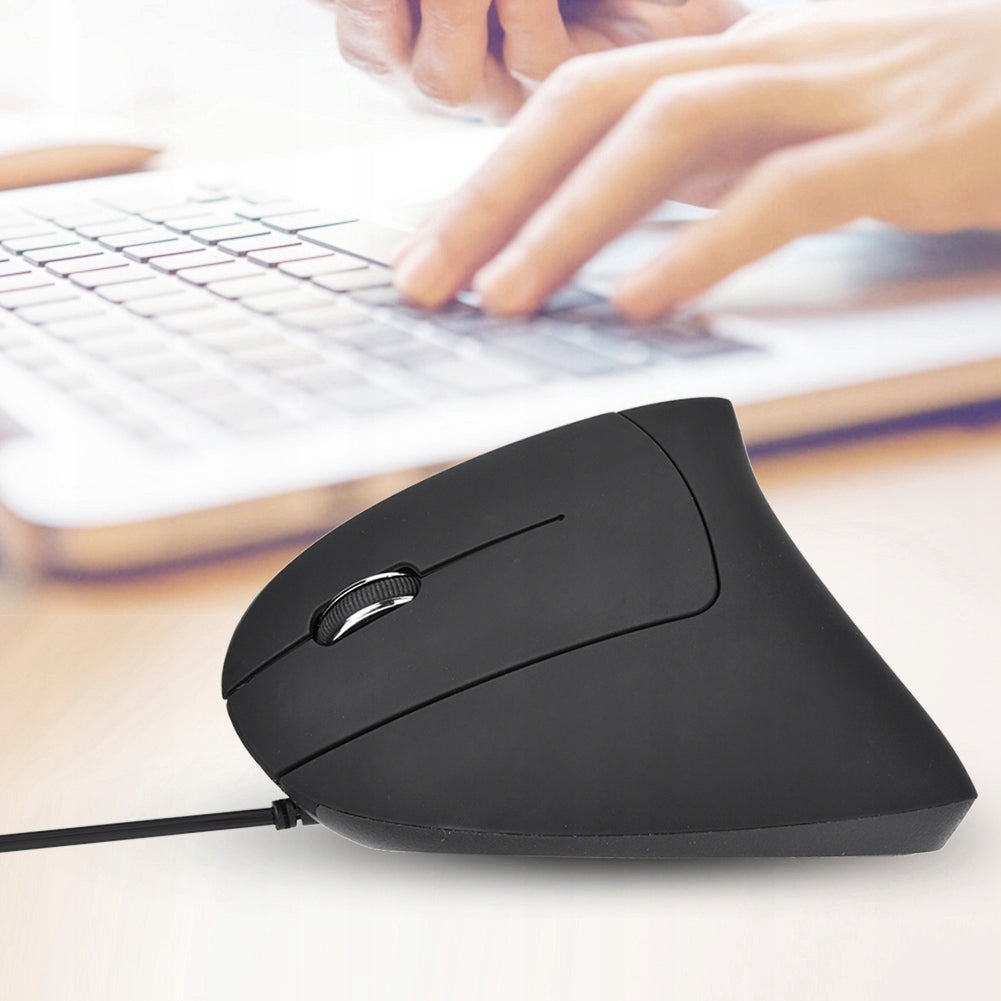 USB WIRED -LEFT VERTICAL MOUSE ERGONOMIC RANGE MOUSE HEALTHY MOUSE UJ