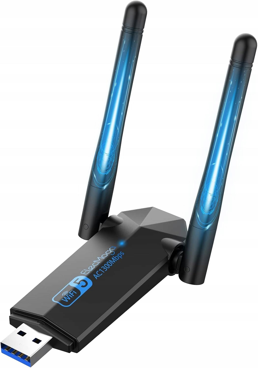 USB WLAN Card for PC ElecMoga 1300 Mbps Adapter USB 3.0