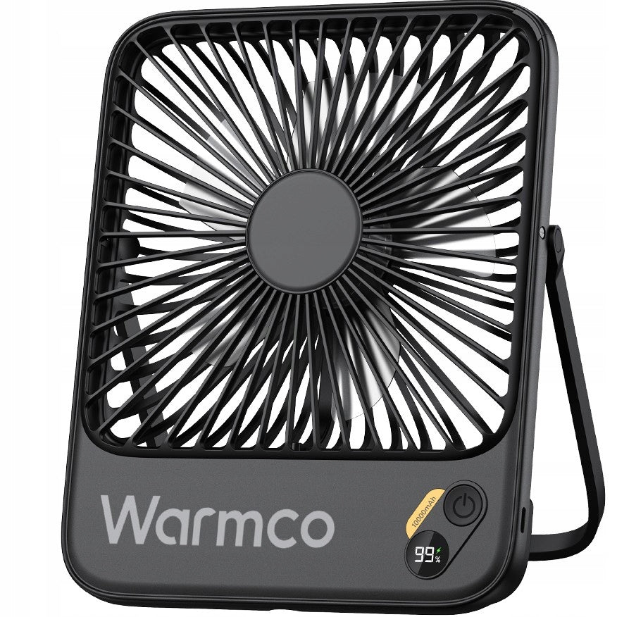 USB Windmill Quiet Mini Desk Fan Camping Cooling 10000mAh Packaging status original
