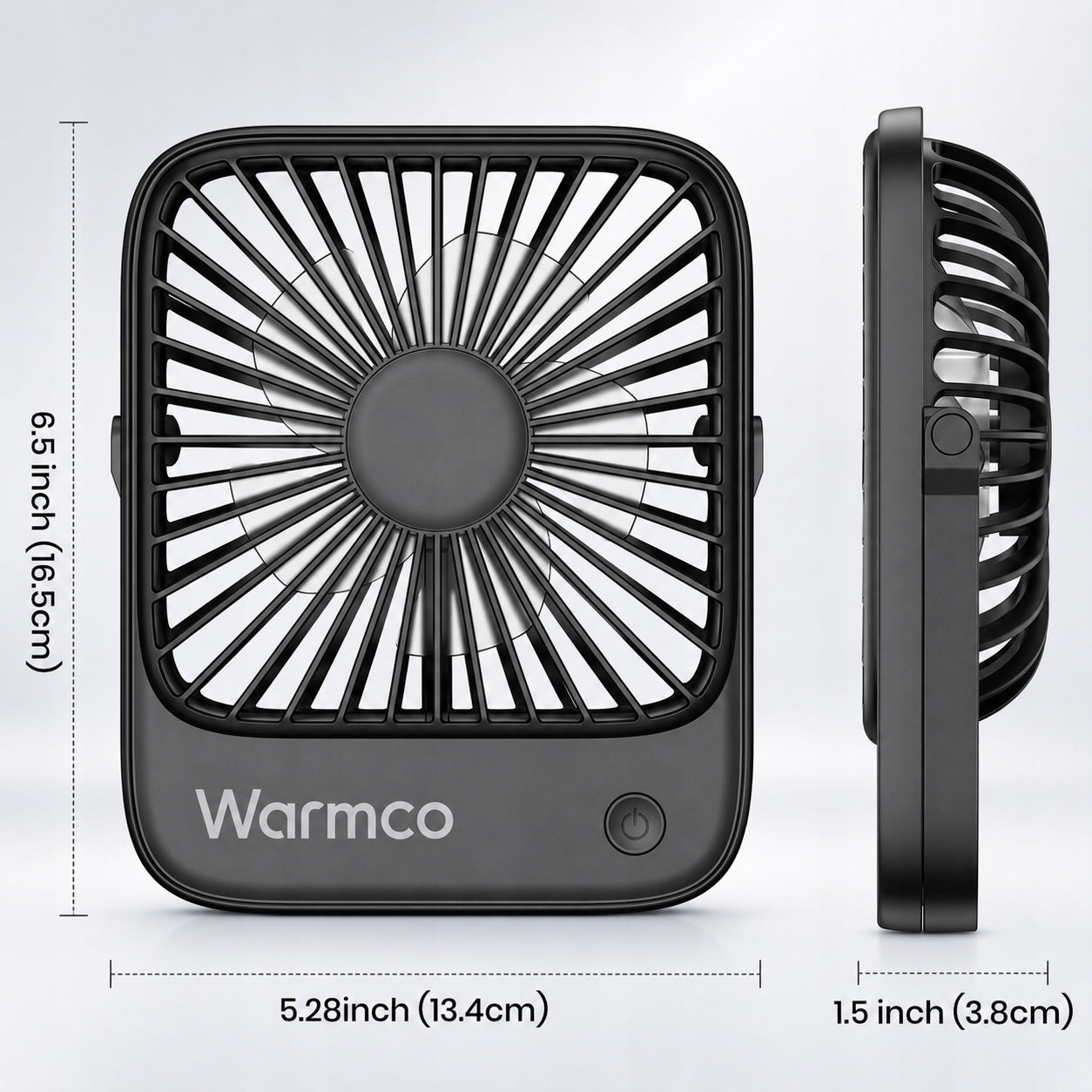 USB Windmill Quiet Mini Desk Fan Cooling USB C USB-C Brand Warmco