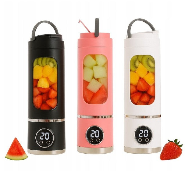 USB Wireless Blender 450ml Shaker Cup Travel Mug LED