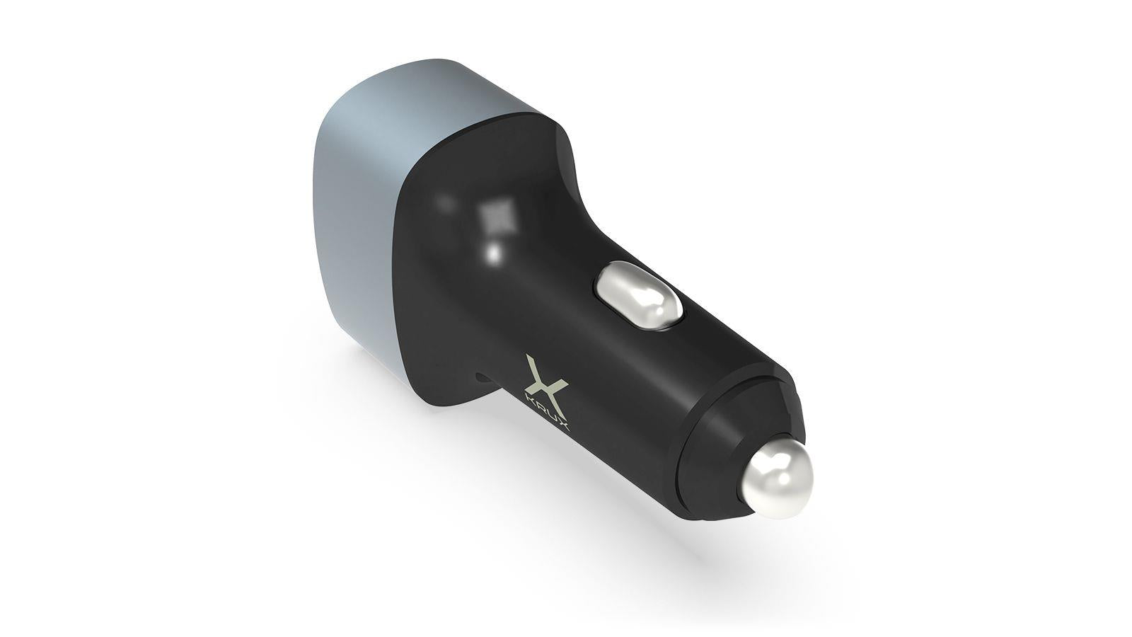 USB car charger KRUX, 3xUSB, QC 3.0, DCP, AFC, HSC, 42 W EAN (GTIN) 5903018662626