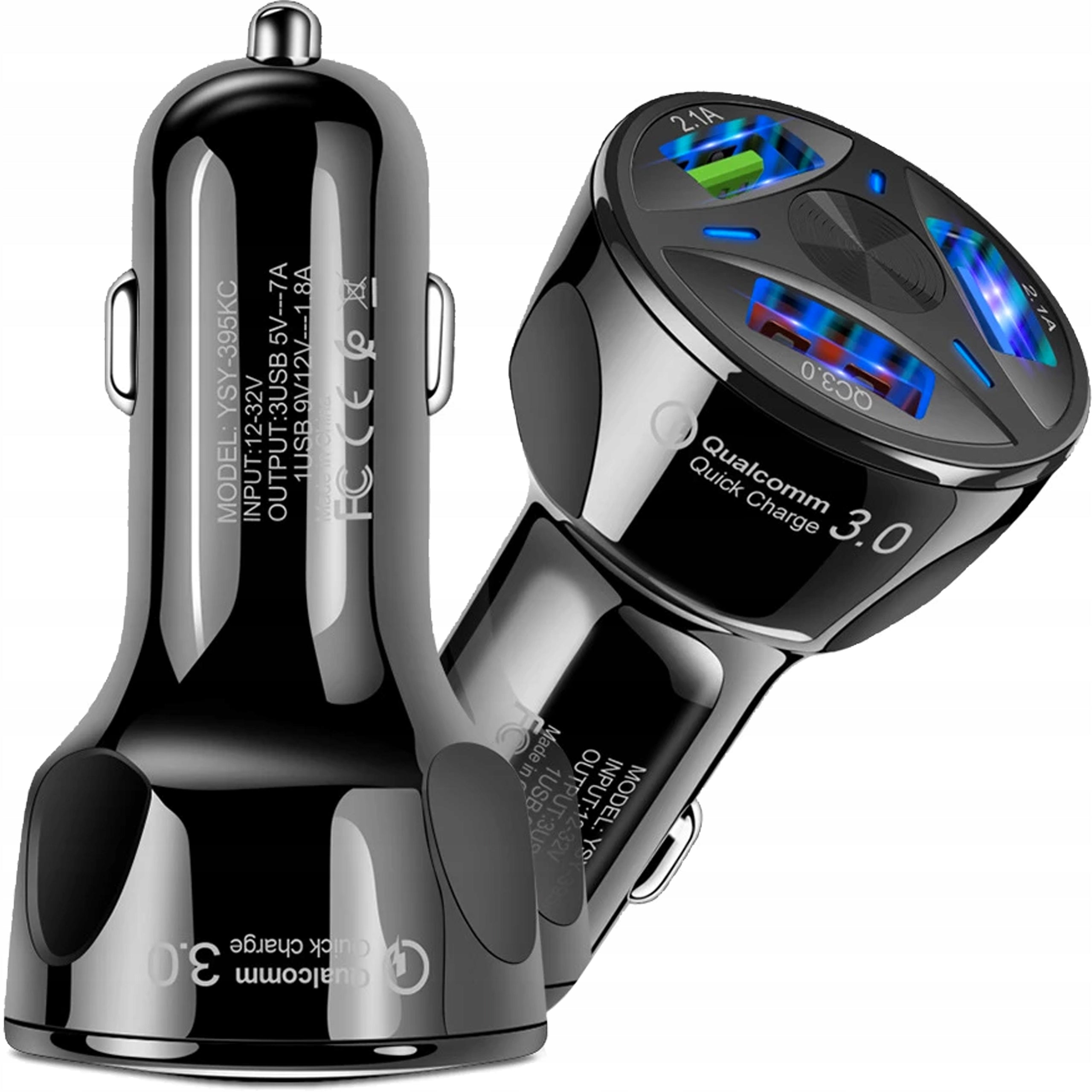 USB car charger Qualcomm 6000 mA