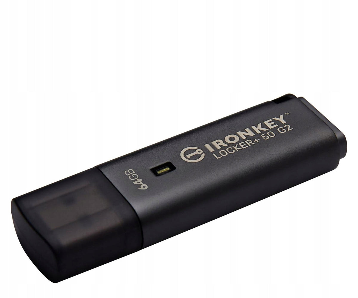 USB disk Kingston 64GB IronKey Locker+ 50G2 Color black