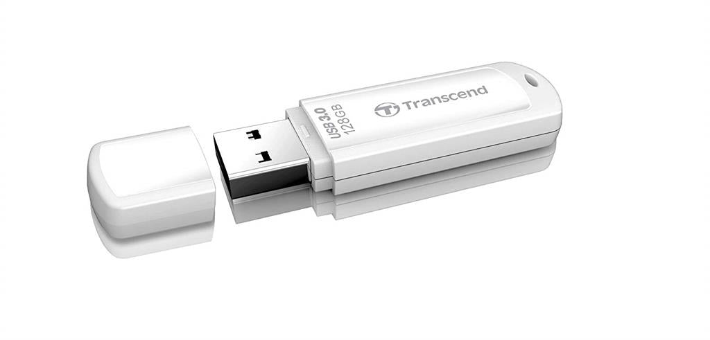 USB flash disk Transcend TS128GJF730 128 GB USB 3.0 bílý
