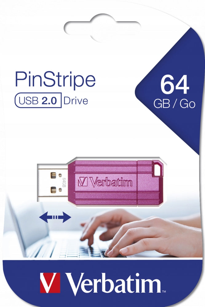 USB flash disk Verbatim 49962 64 GB USB 2.0 růžový
