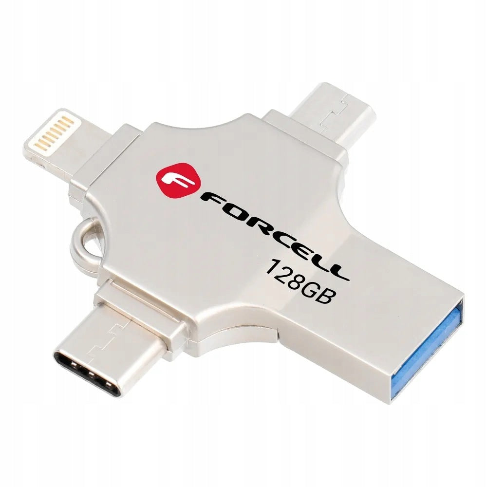 USB flash drive 128GB USB 3.2 Gen 1 silver Color silver