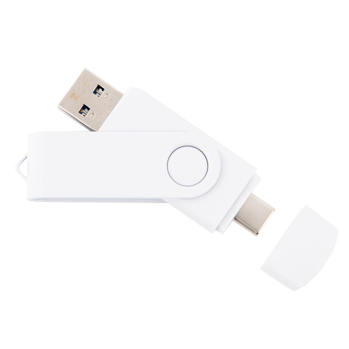 USB flash drive 16gb 2.0 3.2 USB-C TYPE C usb memory portable flash TWISTER white