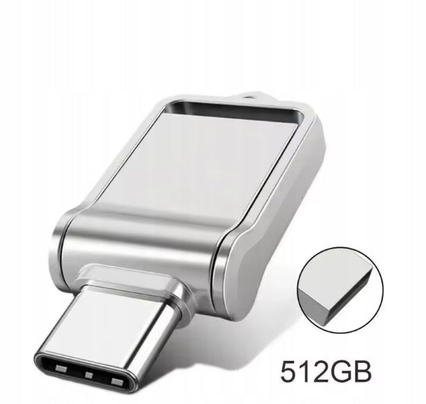 USB flash drive 256 GB USB-C 3.0 silver Brand AmazonBasic