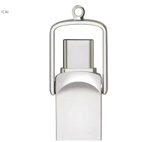 USB flash drive 256 GB USB-C 3.0 silver