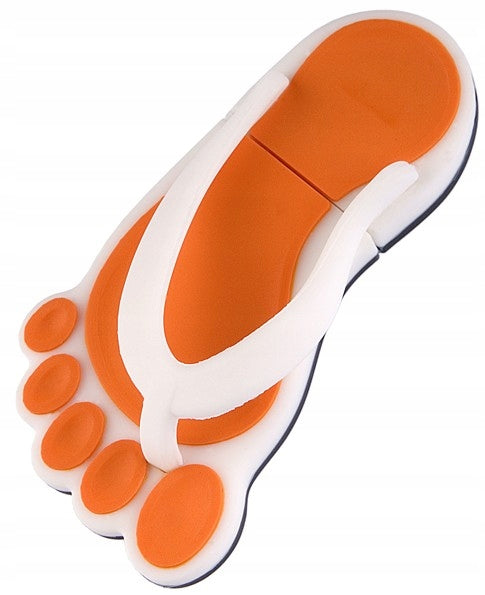 USB flash drive 4GB Tracer Slippers USB 2.0 orange