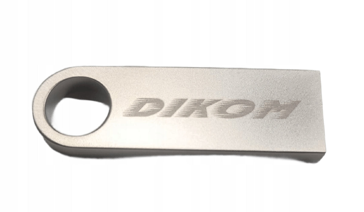USB flash drive 4Gb 2.0 39mm waterproof flash drive 4 Gb DIKOM SILVER