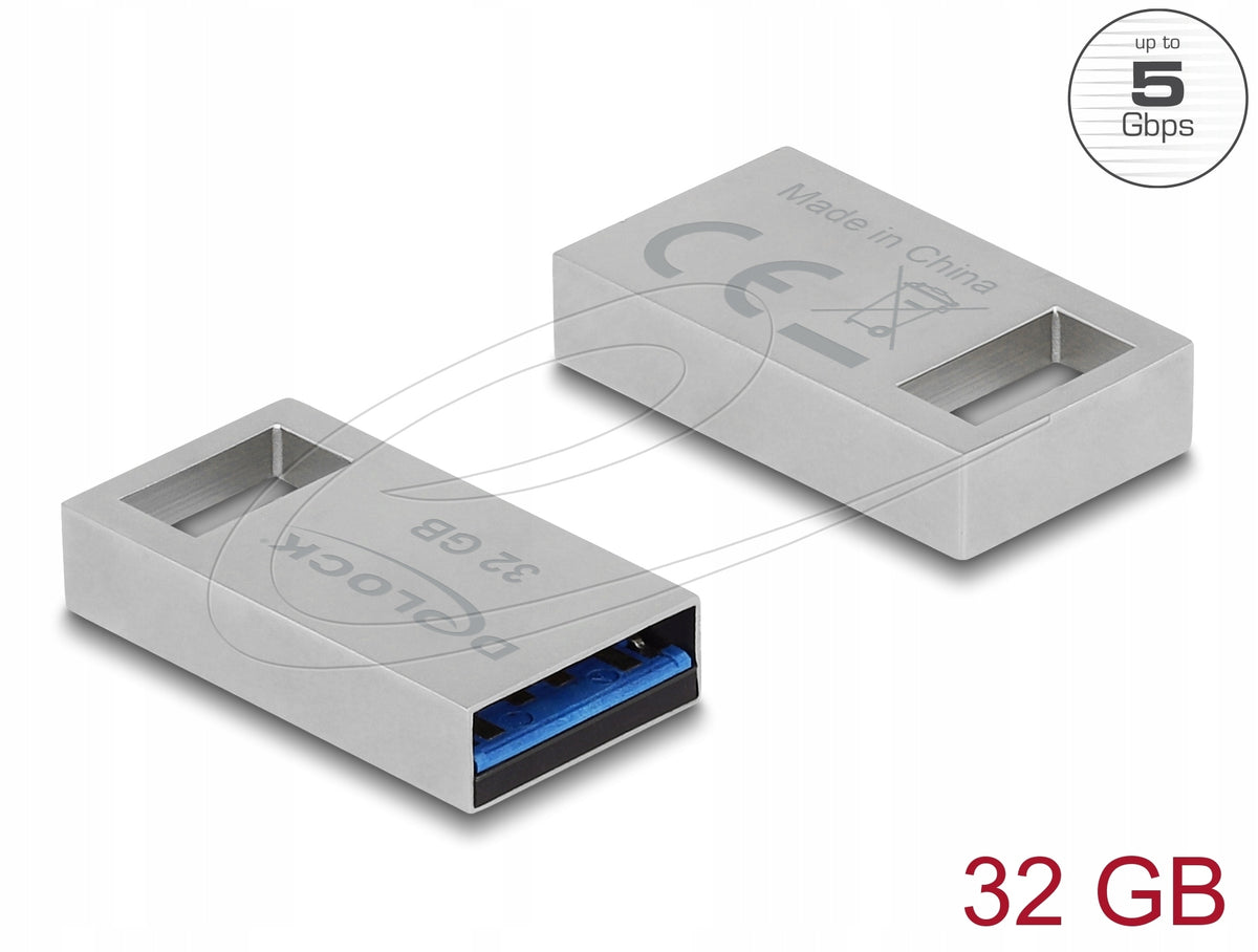 USB flash drive 5 Gbps 32GB metal housing Delock 54070