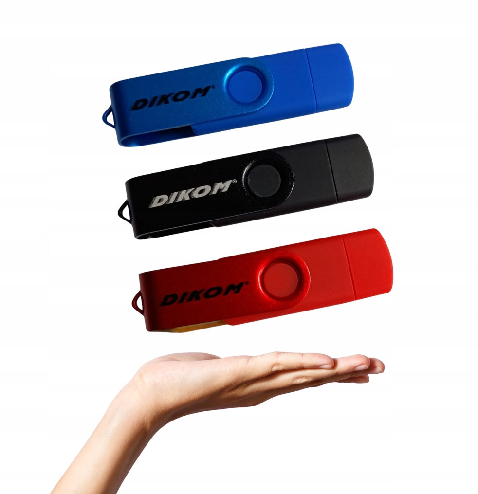 USB flash drive 64GB 2in1 USB micro USB 2.0 COLORS DIKOM Memory drive MICRO 3.1
