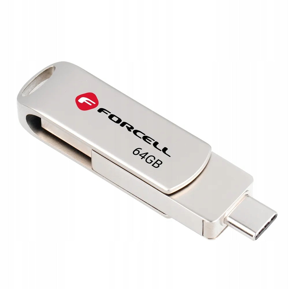 USB flash drive Forcell 3,2 64 GB USB 3.2 silver Packaging status original