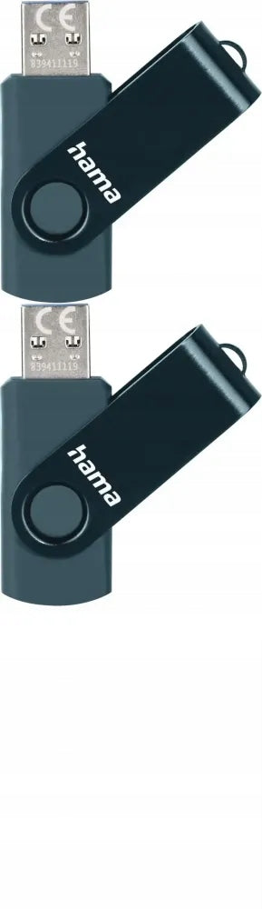 USB flash drive Hama Rotate 64GB rotating USB 3.0 blue x2
