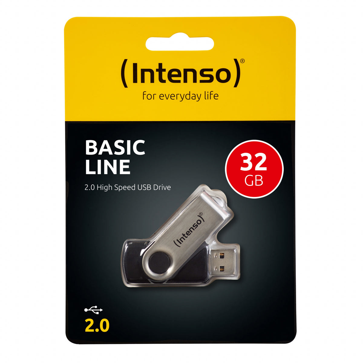 USB flash drive Intenso Basic Line 32 GB USB 2.0 silver Brand Intenso
