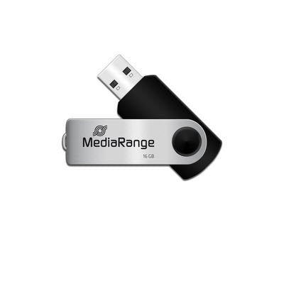 USB flash drive MediaRange MR910 16 GB USB 2.0 silver Brand MediaRange