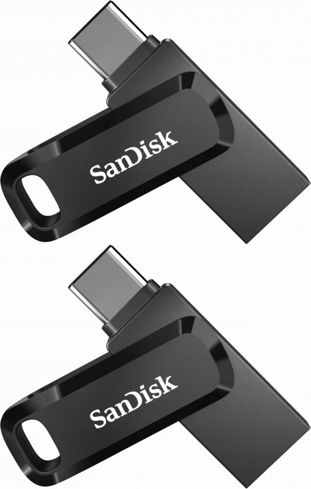 USB flash drive SanDisk Ultra Dual Drive Go 32GB rotating USB 3.1 black x2