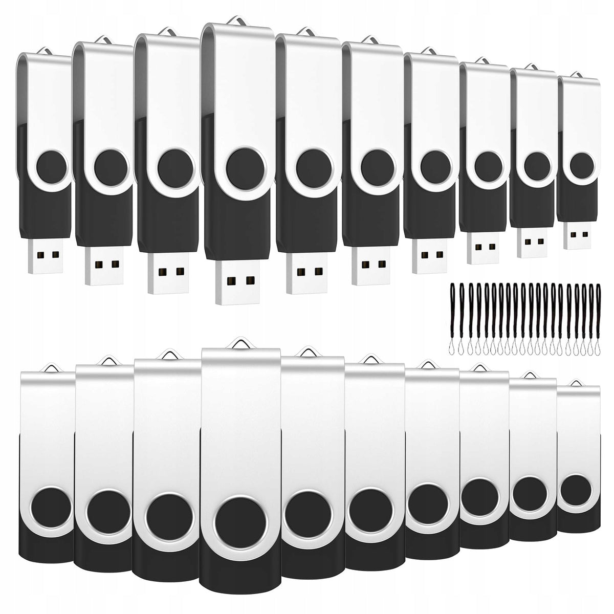USB flash drive, USB stick ABLAZE 128MB black 100 pieces USB 2.0