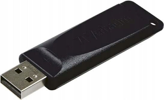 USB flash drive VERBATIM Slider 64GB USB 2.0 black