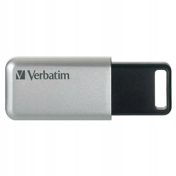 USB flash drive Verbatim Secure Pro flash disk USB 3.0 64GB silver Manufacturer code 98666