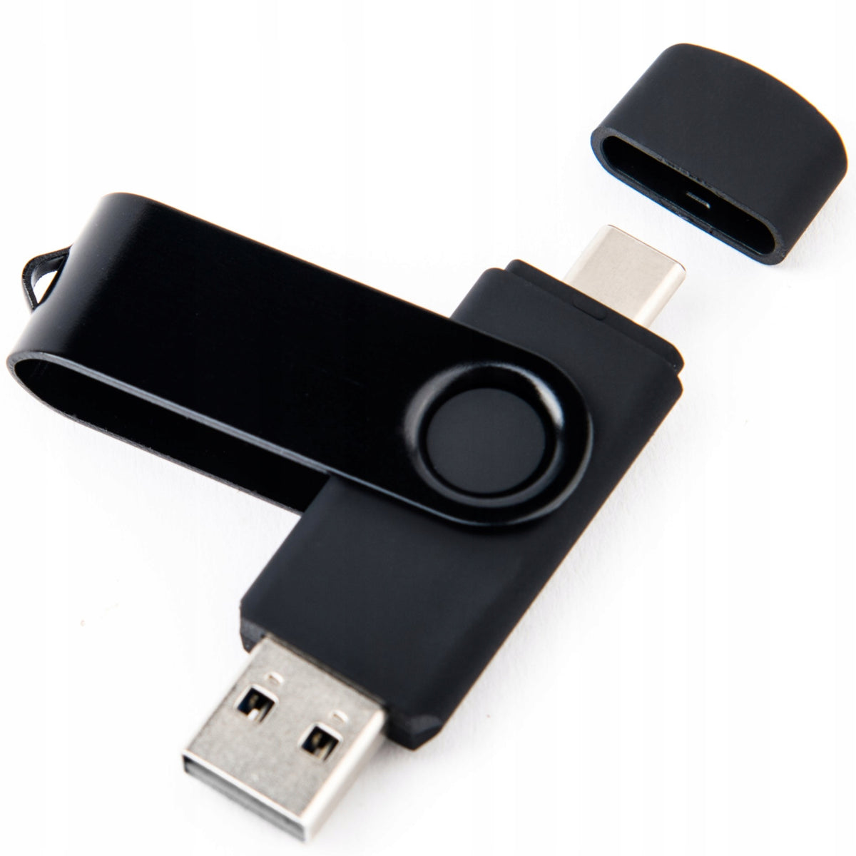 USB flash drive gift 4 GB 2.0 USB-C TYPE C BLACK WITHOUT ENGRAVING