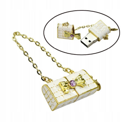 USB flash drive mini bag with bow 4gb