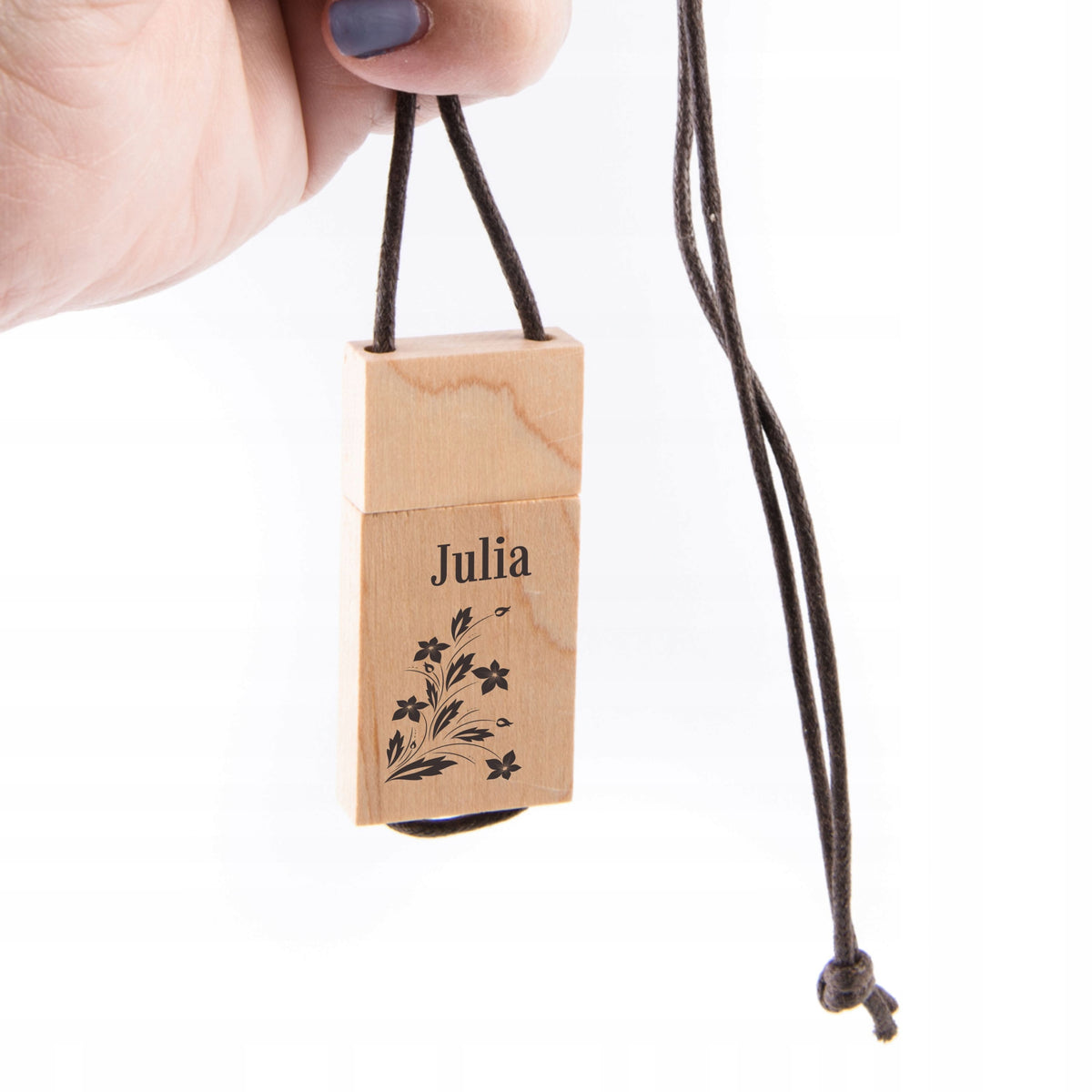 USB flash drive + string 512 MB 2.0 + Engraving with name Brand MemoRabbit