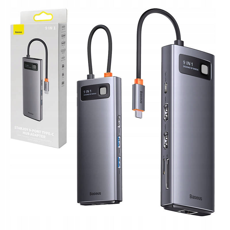 USB hub Baseus 9 in 1 usb hdmi usb-c sd
