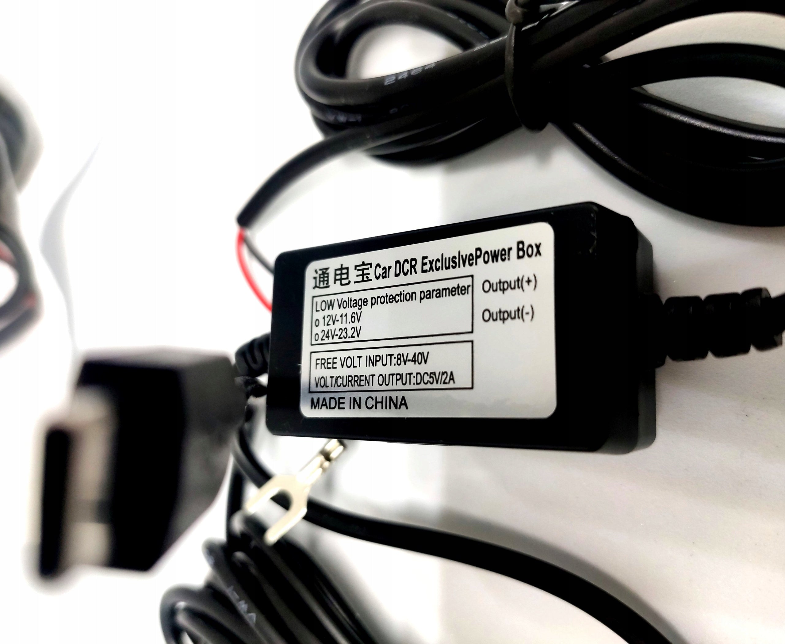 USB type C power supply - 12/24V to 5V, AlarmZone C25 Cable included yes