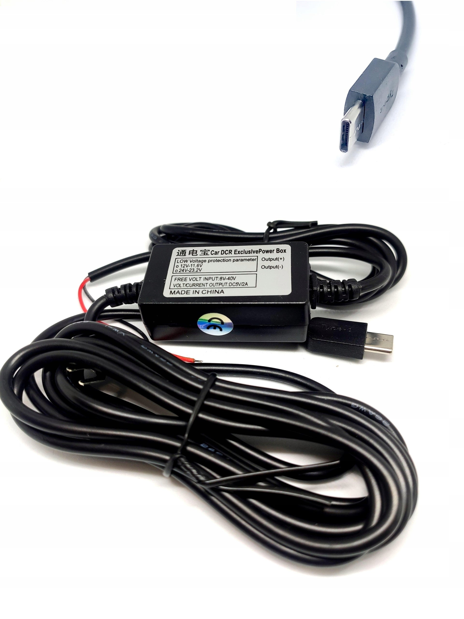 USB type C power supply - 12/24V to 5V, AlarmZone C25