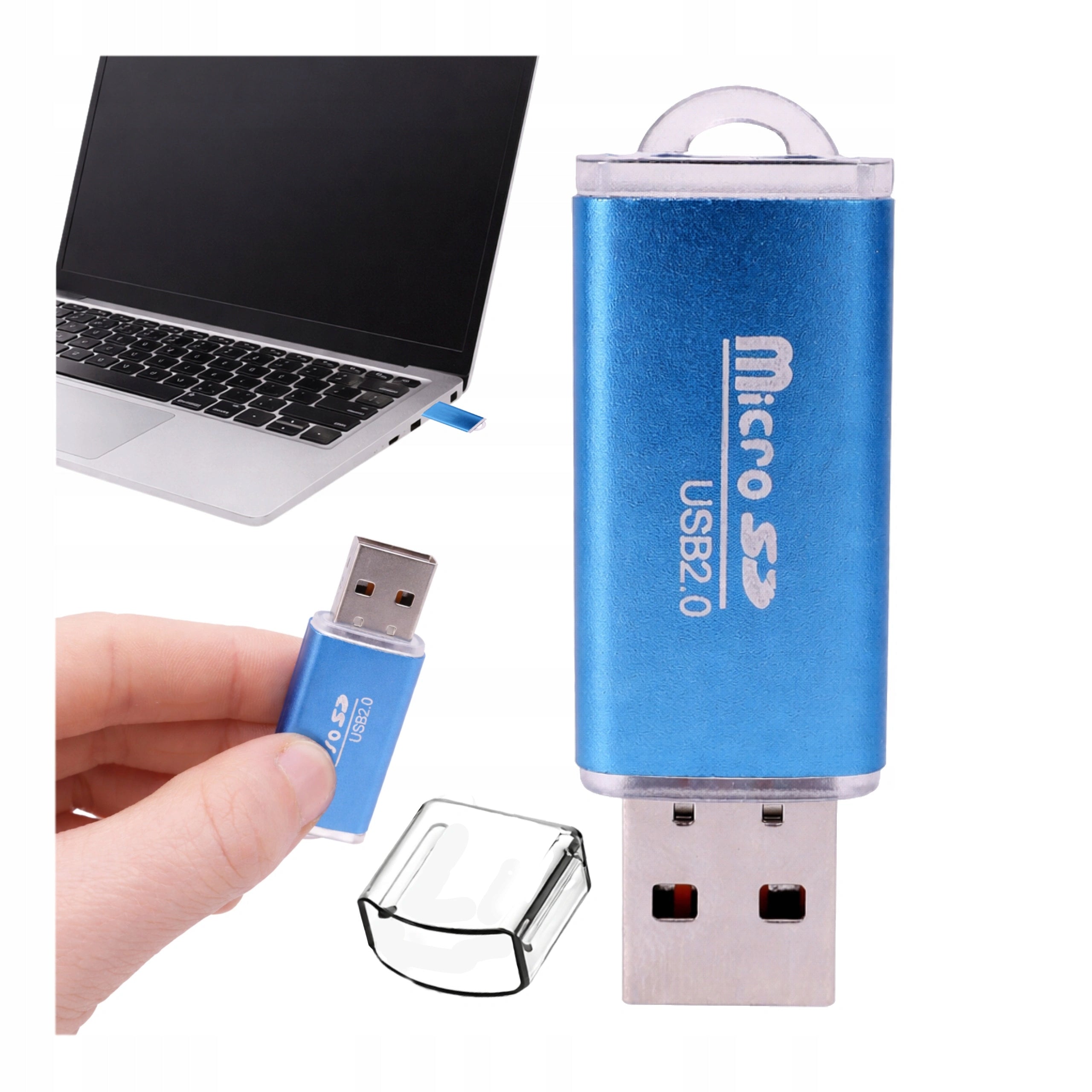 USB2.0 to Micro SD Memory Card Reader Adapter MicroSD TF Multicolor