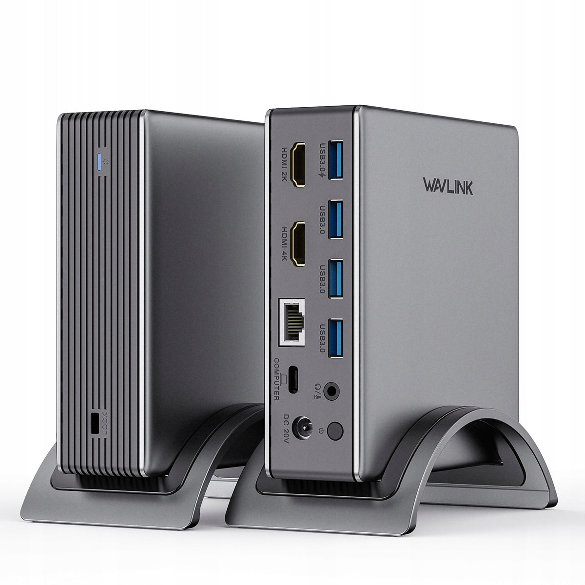 USB3.0 Universal Docking Station,10-In-1 2K,Dual HDMI Monitor,PD 100W Packaging status original